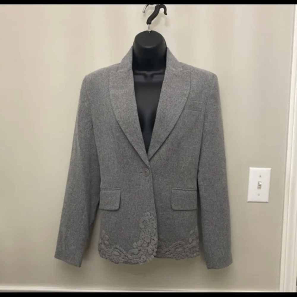 Together Blazer with Embroidery Detail